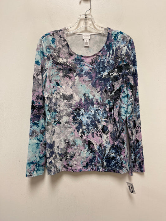 Multi-colored Top Long Sleeve Chicos, Size S