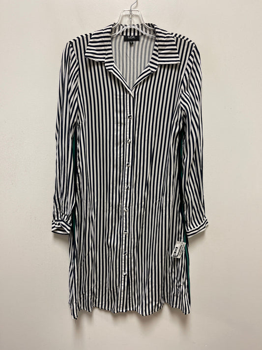 Striped Pattern Dress Casual Midi Msk, Size S