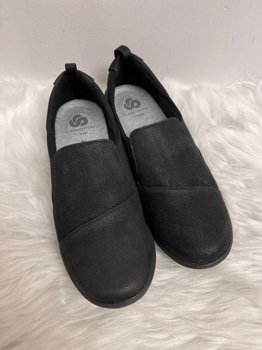 Black Shoes Flats Clarks, Size 6.5