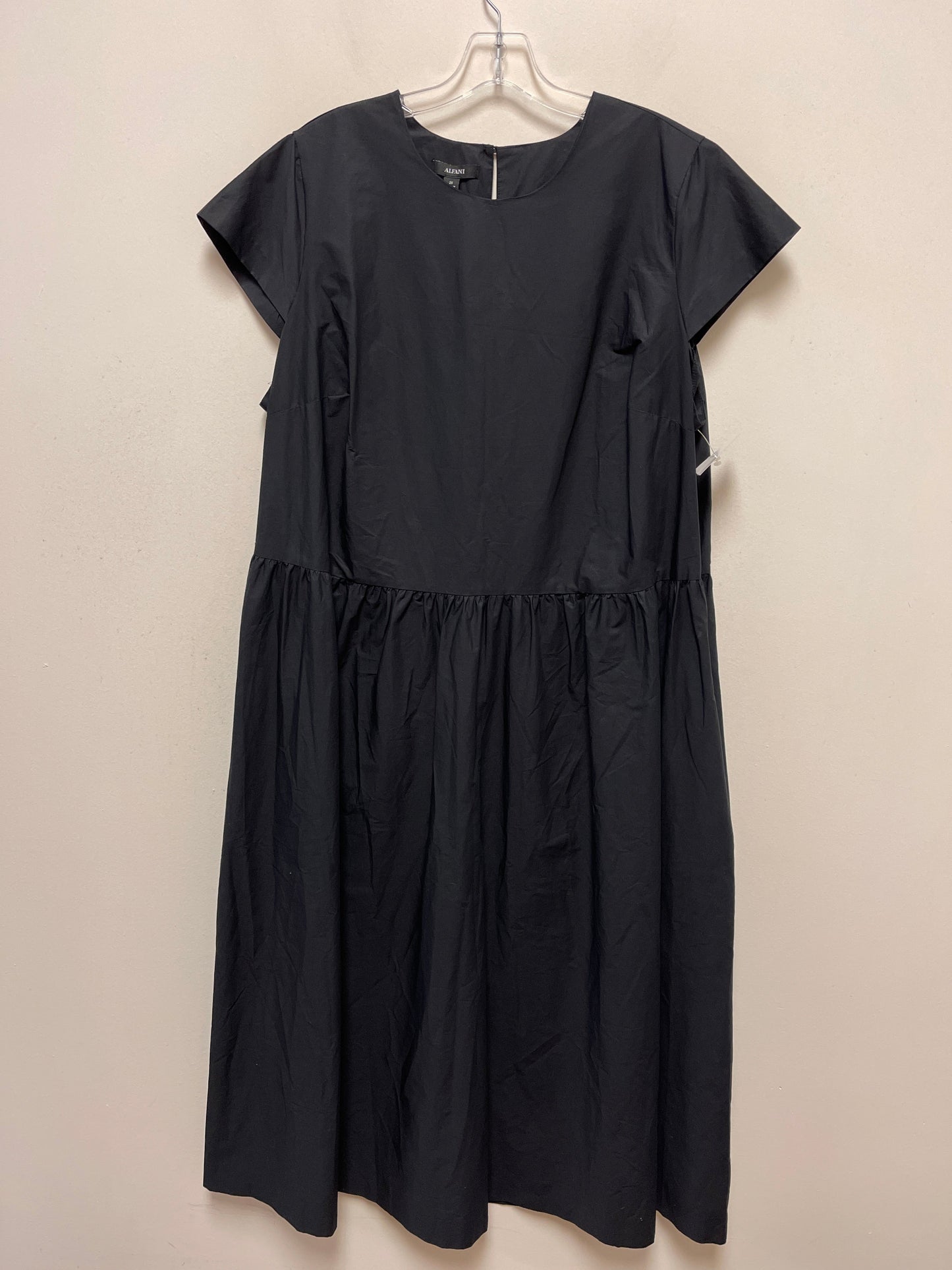 Black Dress Casual Maxi Alfani, Size 2x