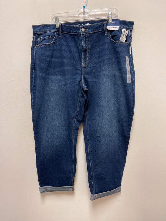 Blue Denim Jeans Boyfriend Old Navy, Size 20