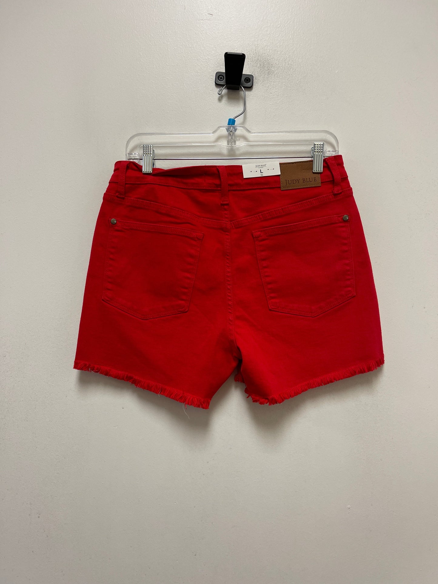 Red Shorts Judy Blue, Size 12