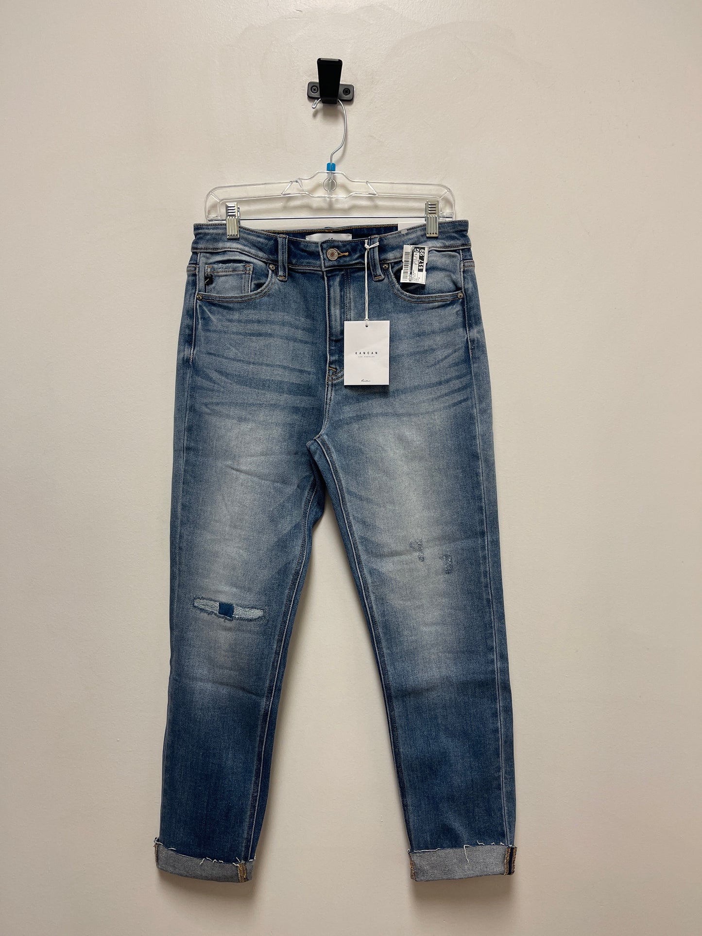 Blue Denim Jeans Skinny Kancan, Size 8