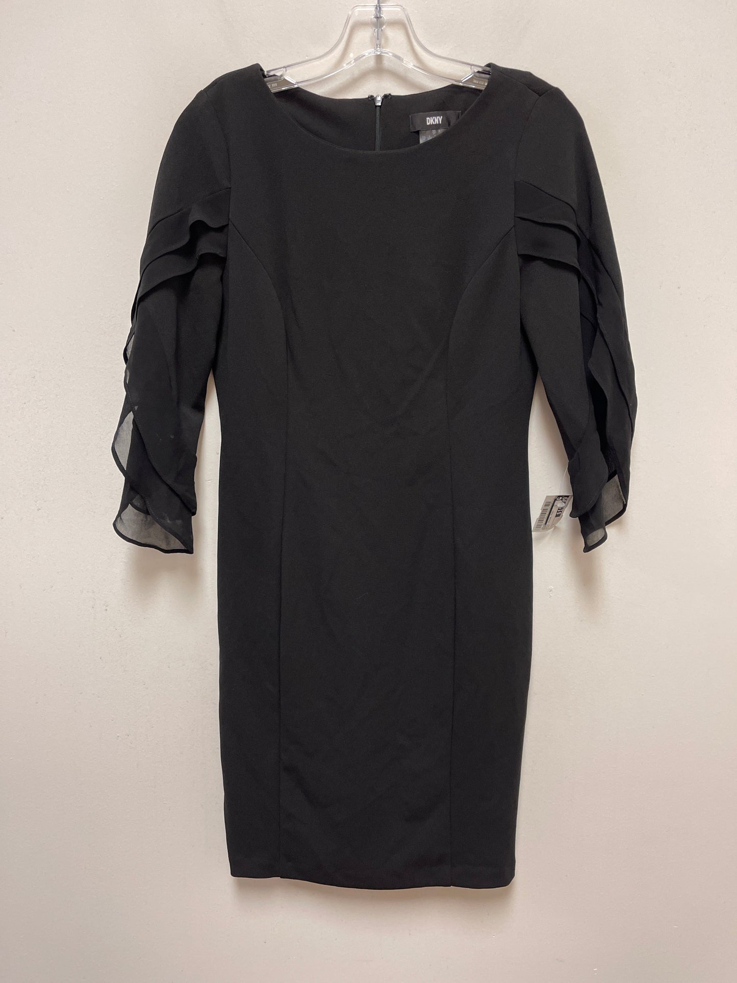 Black Dress Casual Midi Dkny, Size S