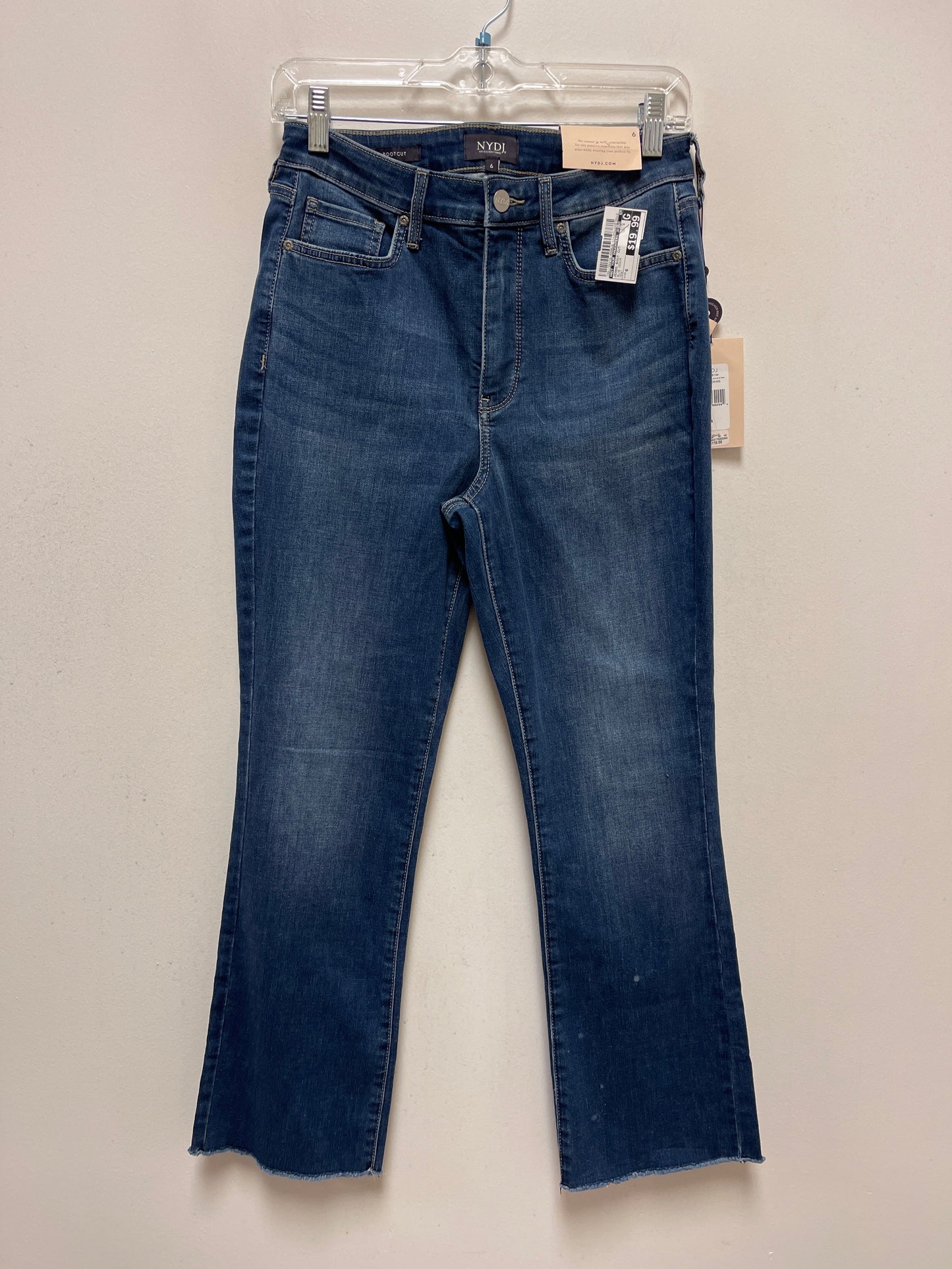 Blue Denim Jeans Boot Cut Not Your Daughters Jeans, Size 6