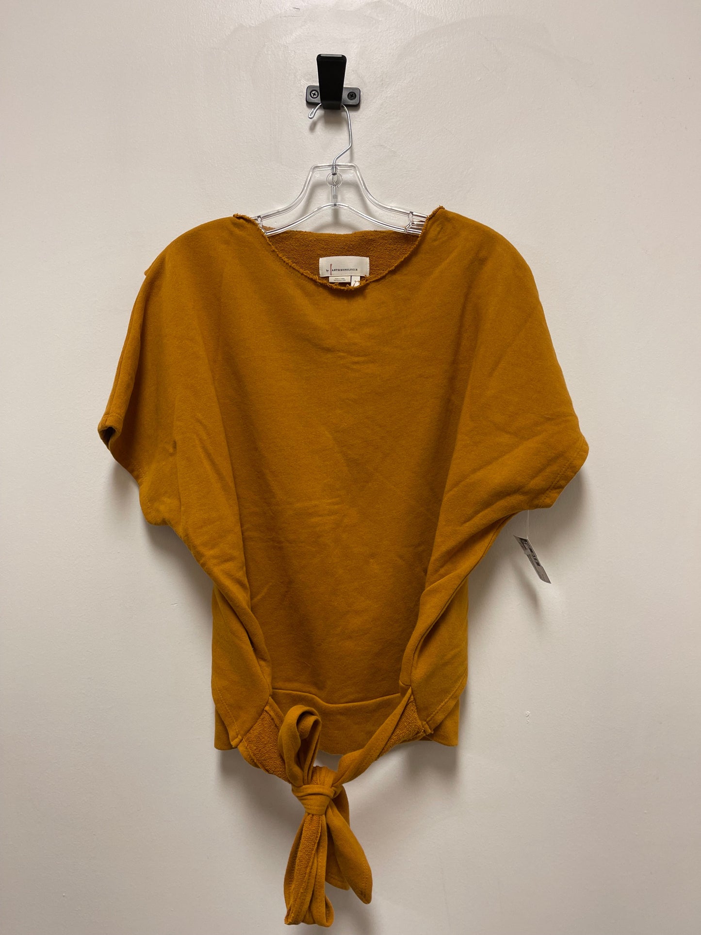 Yellow Top Short Sleeve Anthropologie, Size S