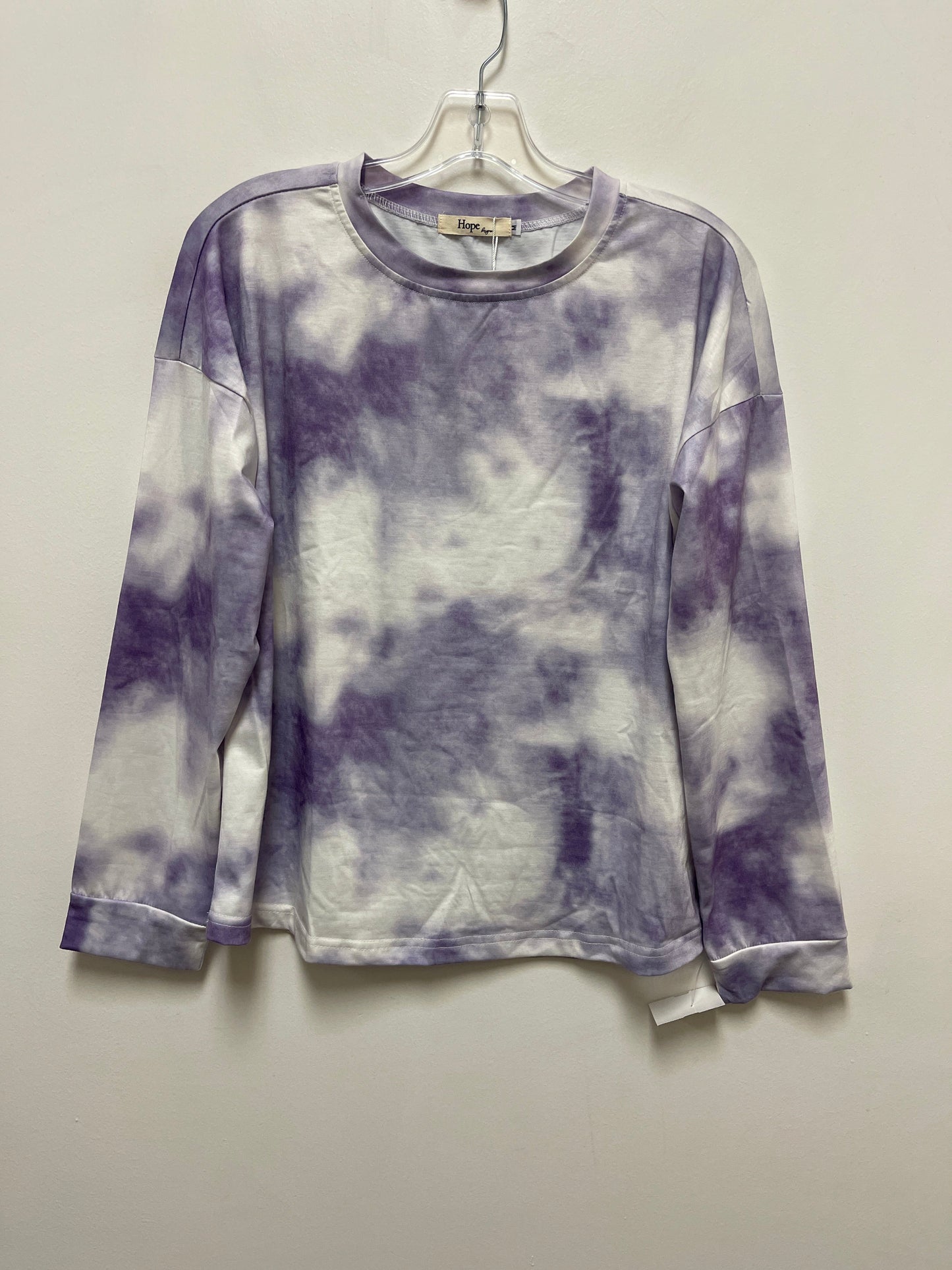 Purple Top Long Sleeve Clothes Mentor, Size M
