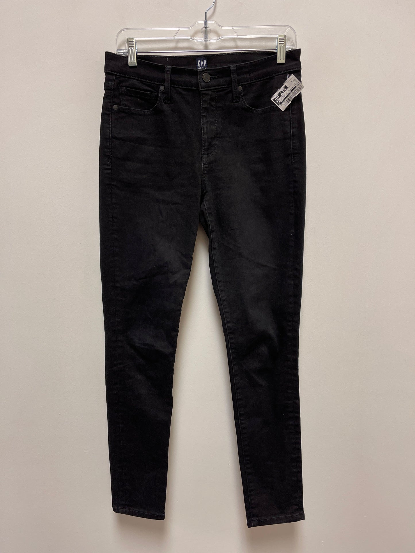 Black Jeans Skinny Gap, Size 6