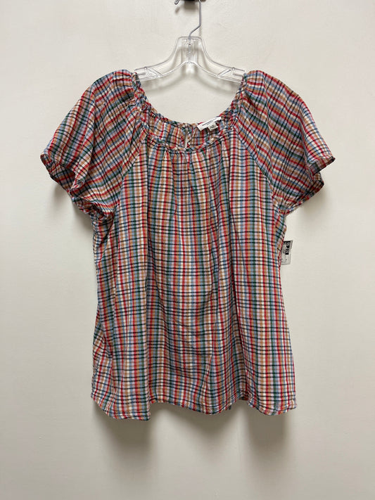 Multi-colored Top Short Sleeve Beachlunchlounge, Size Xl