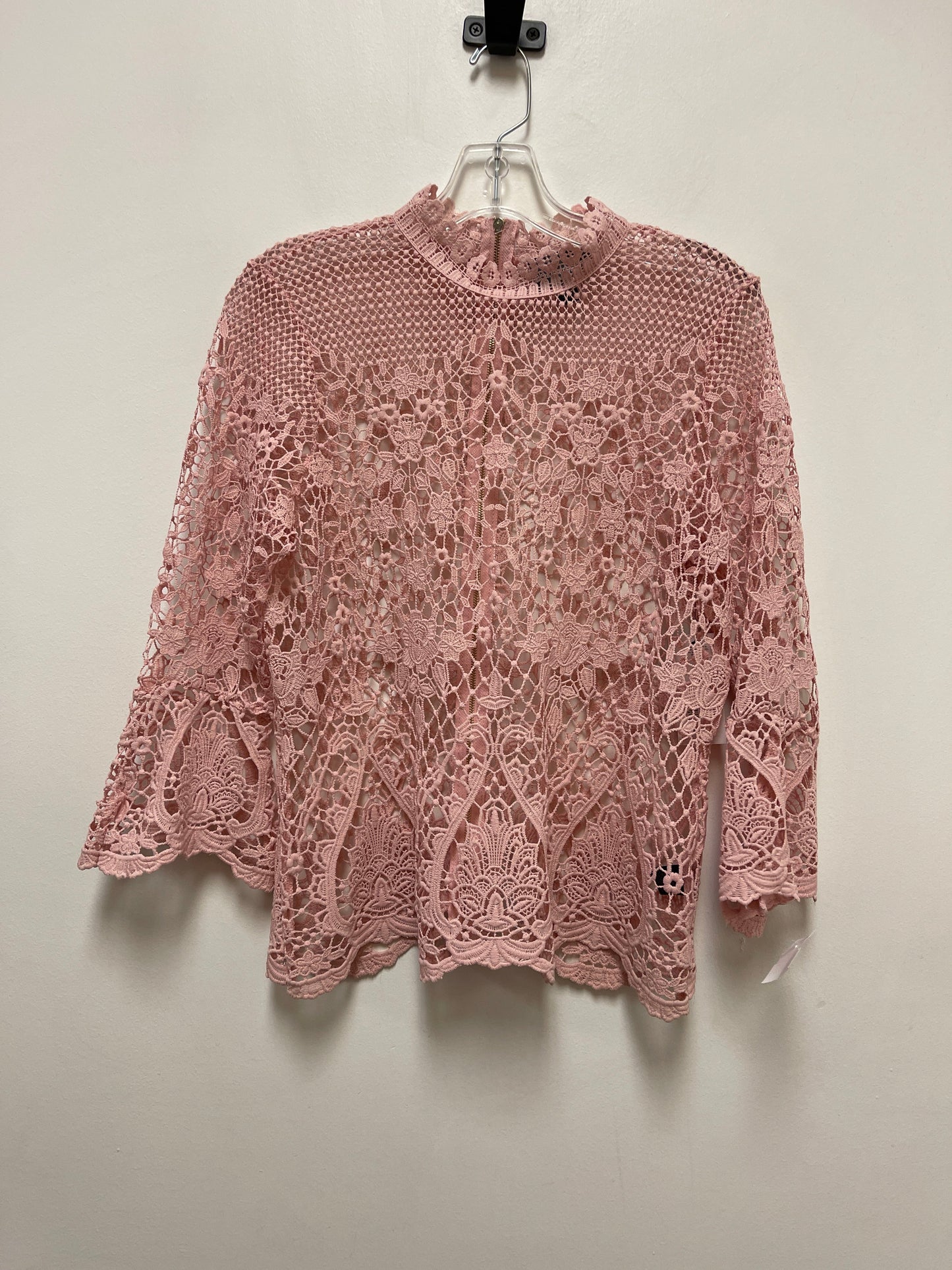Pink Top Long Sleeve Bold Elements, Size M