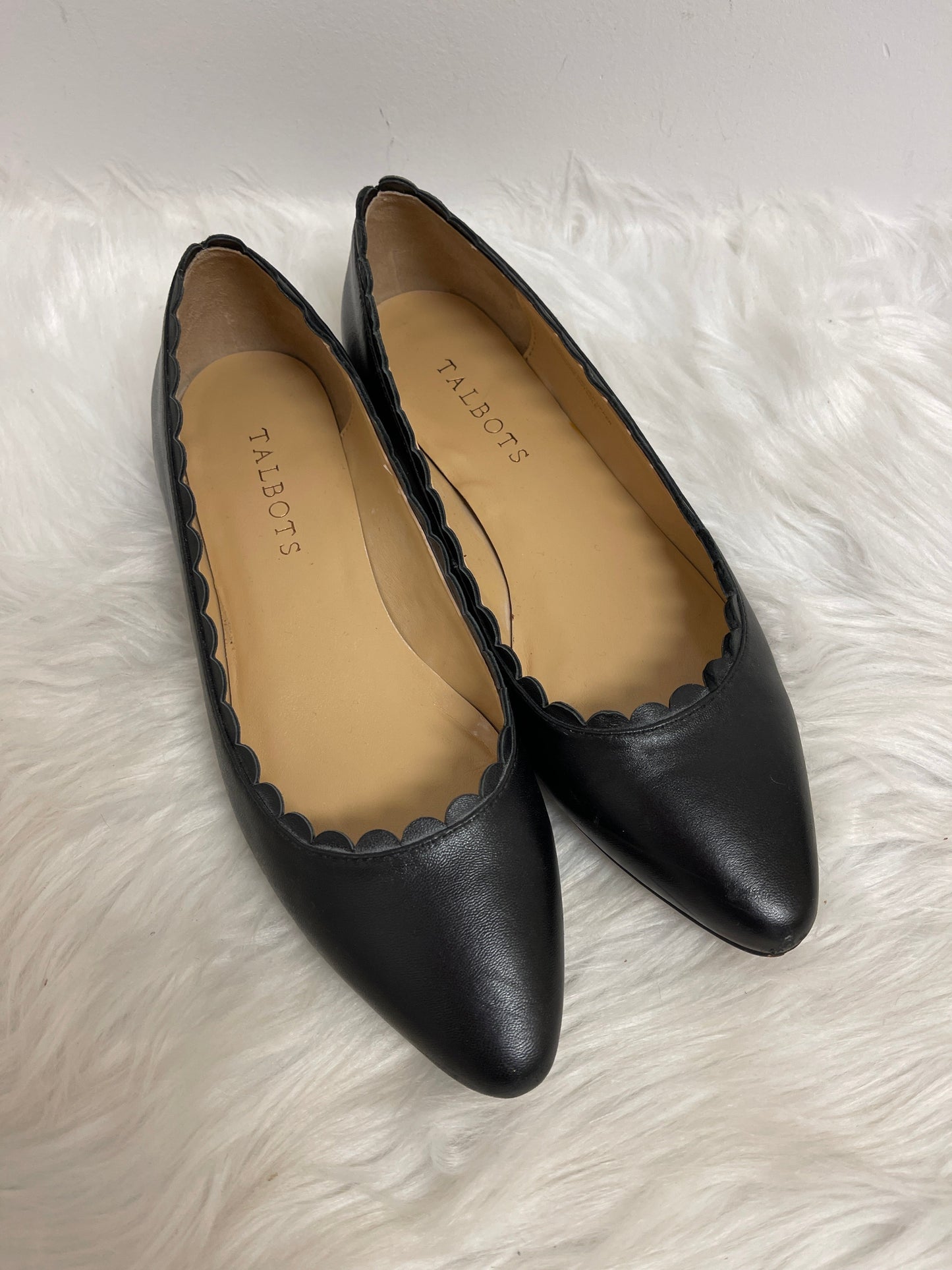 Black Shoes Flats Talbots, Size 6.5