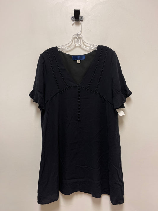 Navy Dress Casual Midi Blue Rain, Size M