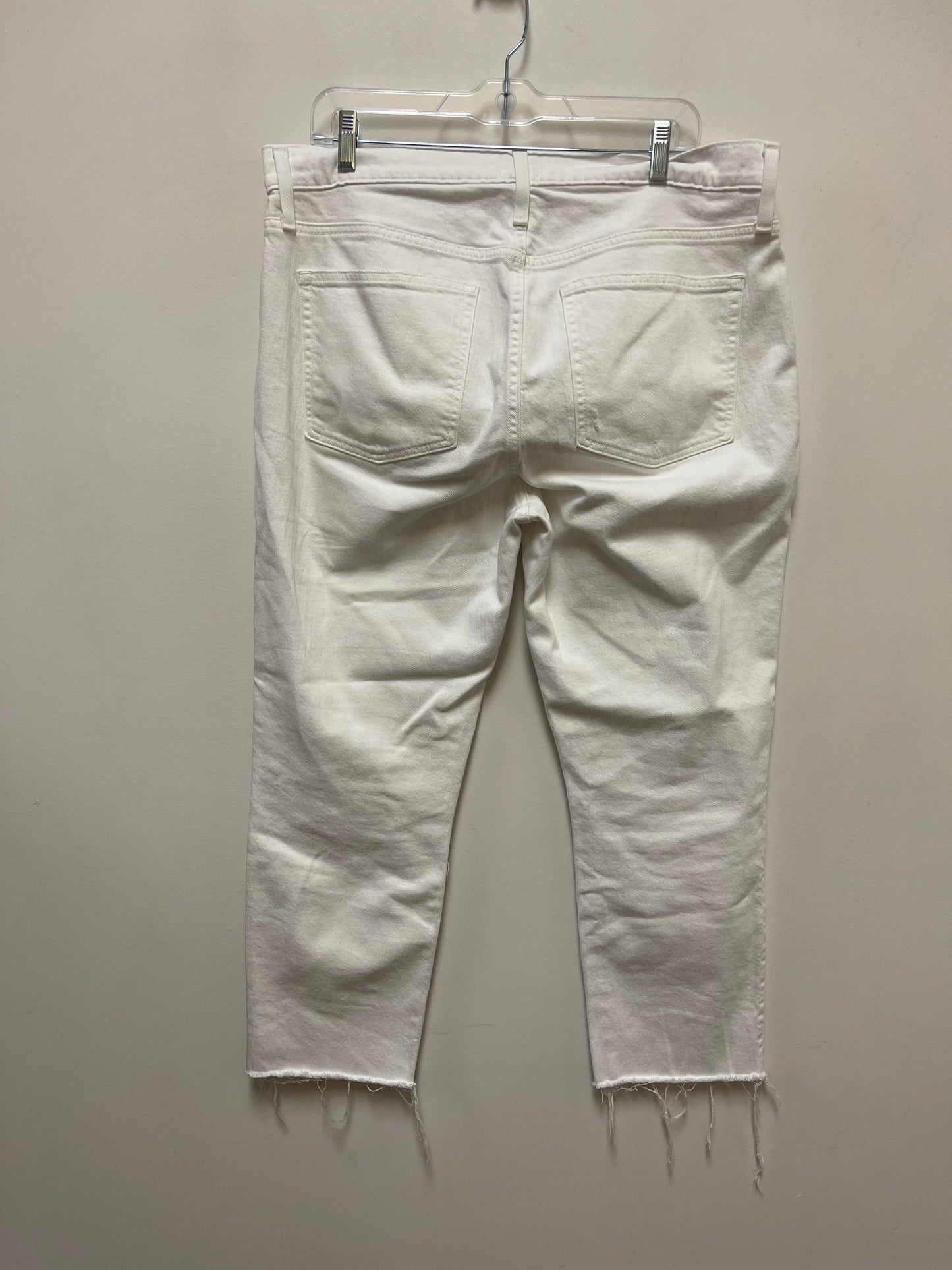 Jeans Straight By J. Crew In White, Size: 14