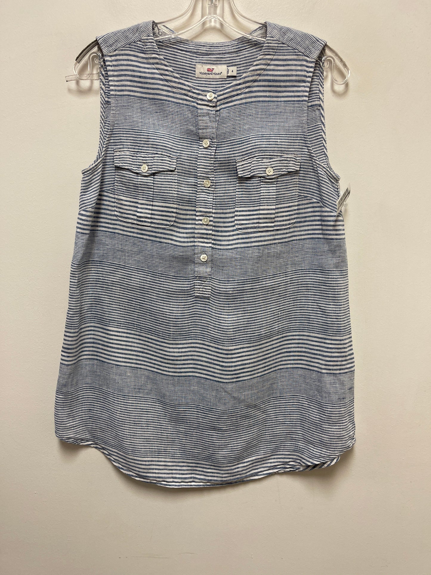 Dress Casual Short By Vineyard Vines In Blue, Size: S