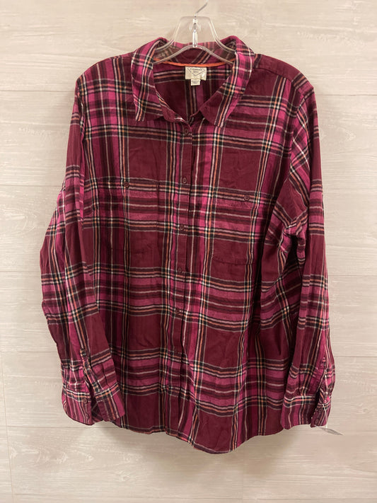 Blouse Long Sleeve By St Johns Bay  Size: 2x