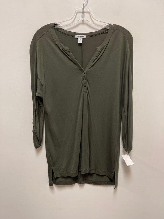 Top Long Sleeve By Old Navy In Green, Size: Xs