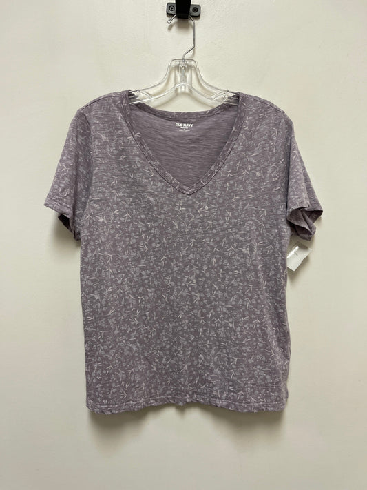 Top Short Sleeve By Old Navy In Purple, Size: M