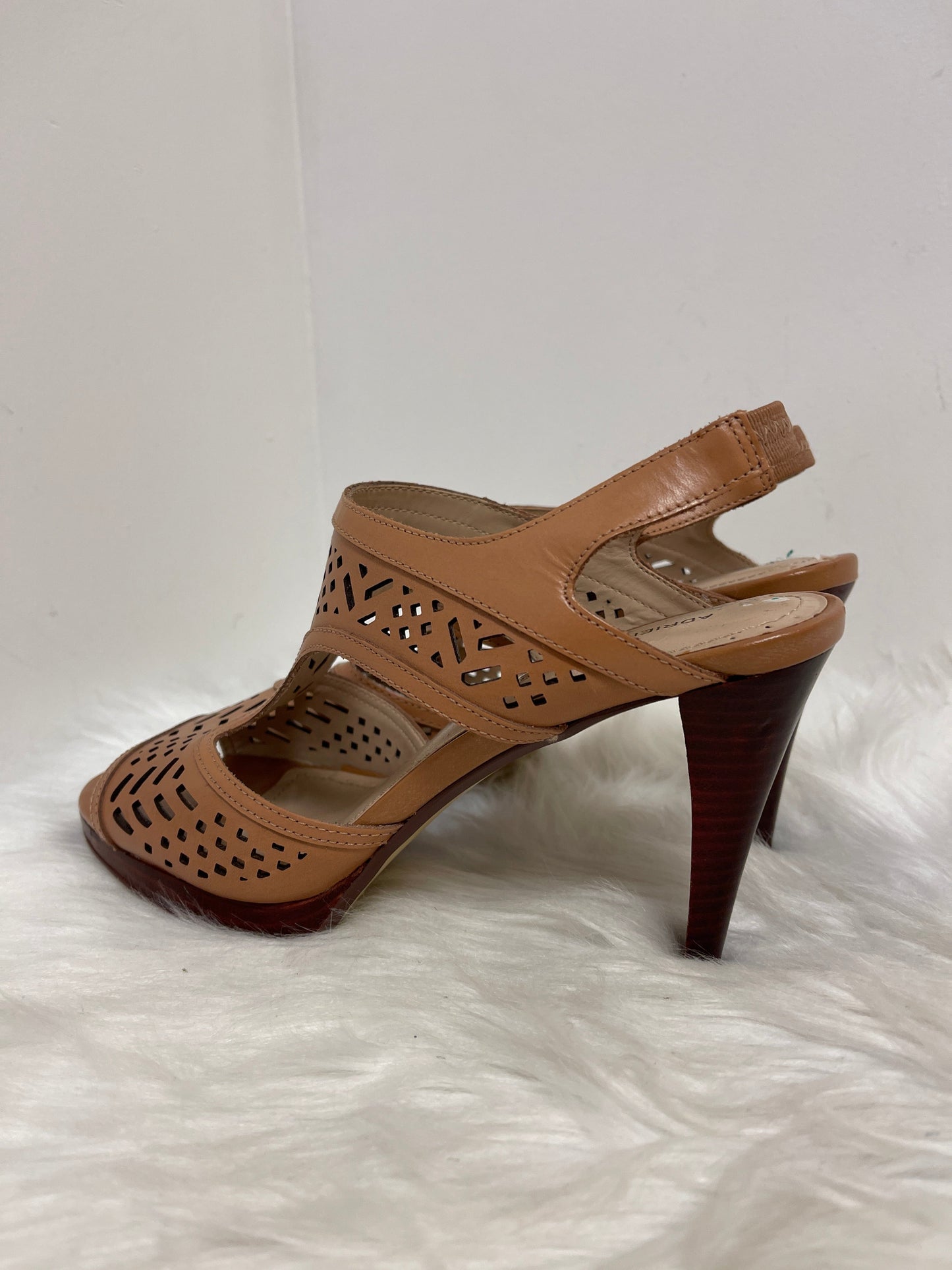 Shoes Heels Stiletto By Adrienne Vittadini In Brown, Size: 8