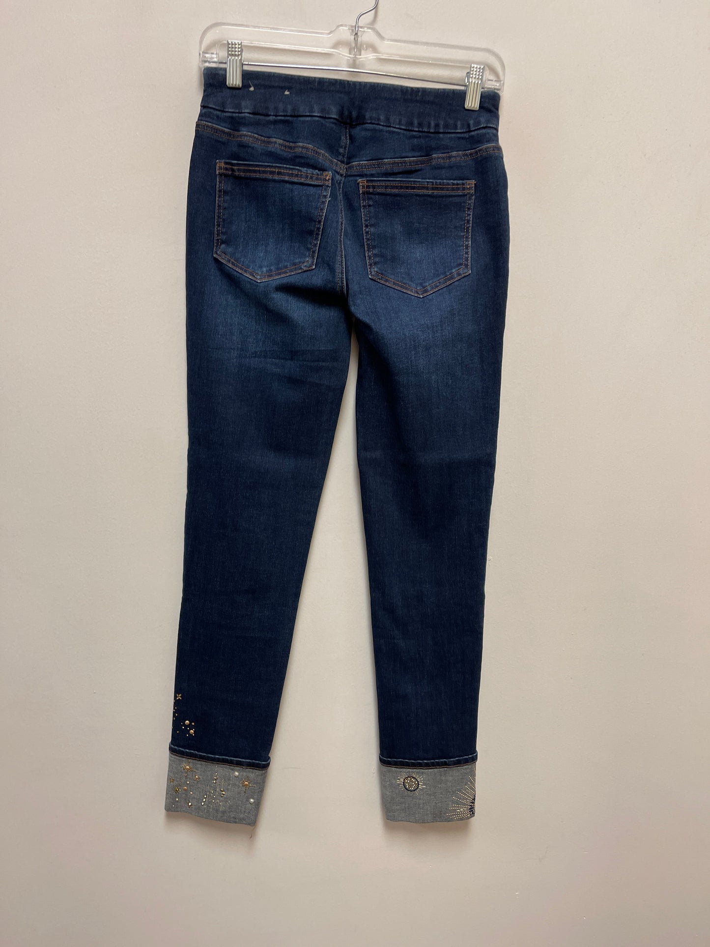 Jeans Skinny By Chicos In Blue Denim, Size: 0