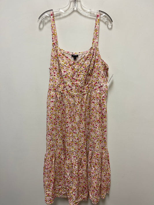 Dress Casual Midi By Torrid In Floral Print, Size: 2x