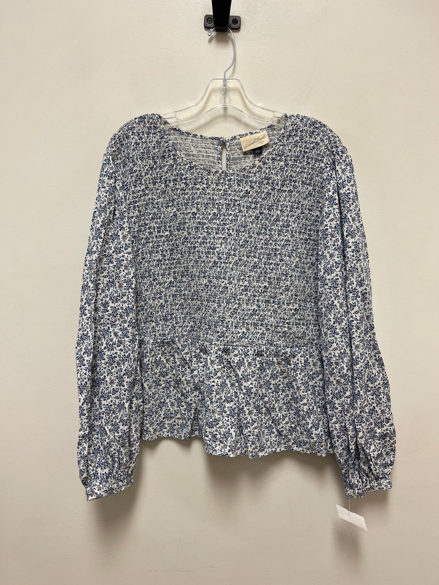 Top Long Sleeve By Universal Thread In Blue, Size: 2x