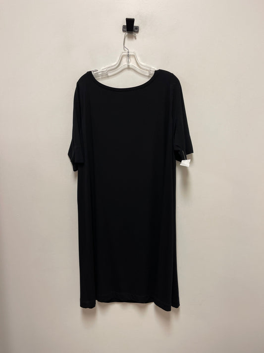 Dress Casual Midi By Eileen Fisher In Black, Size: 2x