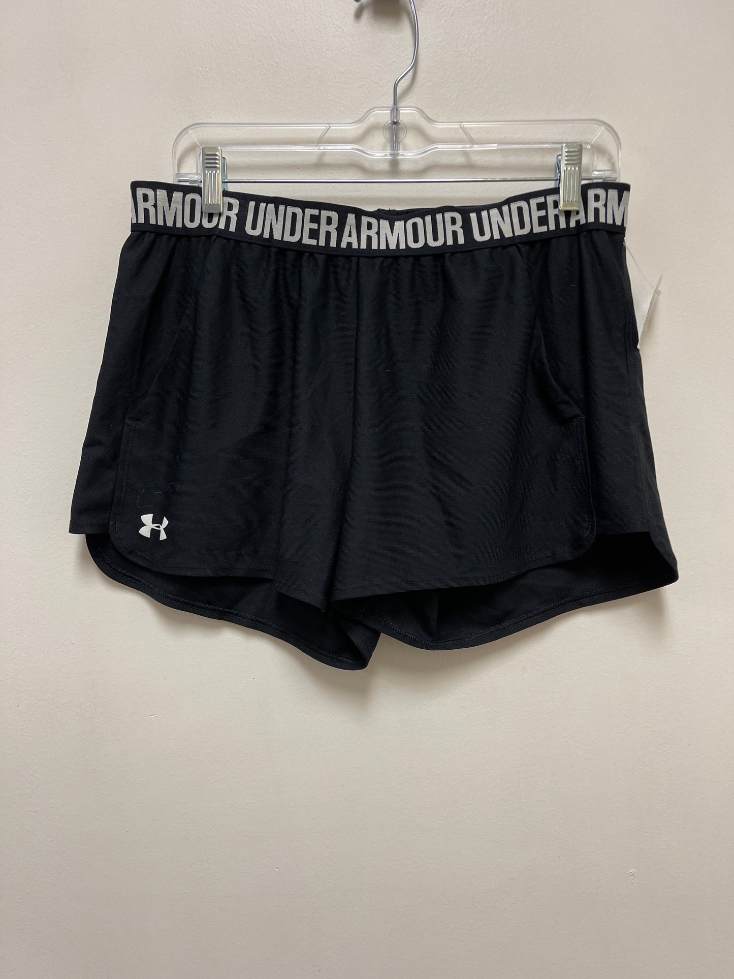 Athletic Shorts By Under Armour In Black, Size: 12