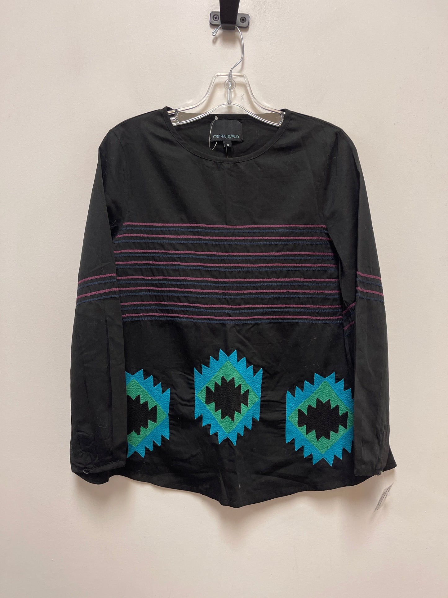 Top Long Sleeve By Cynthia Rowley In Multi-colored, Size: S