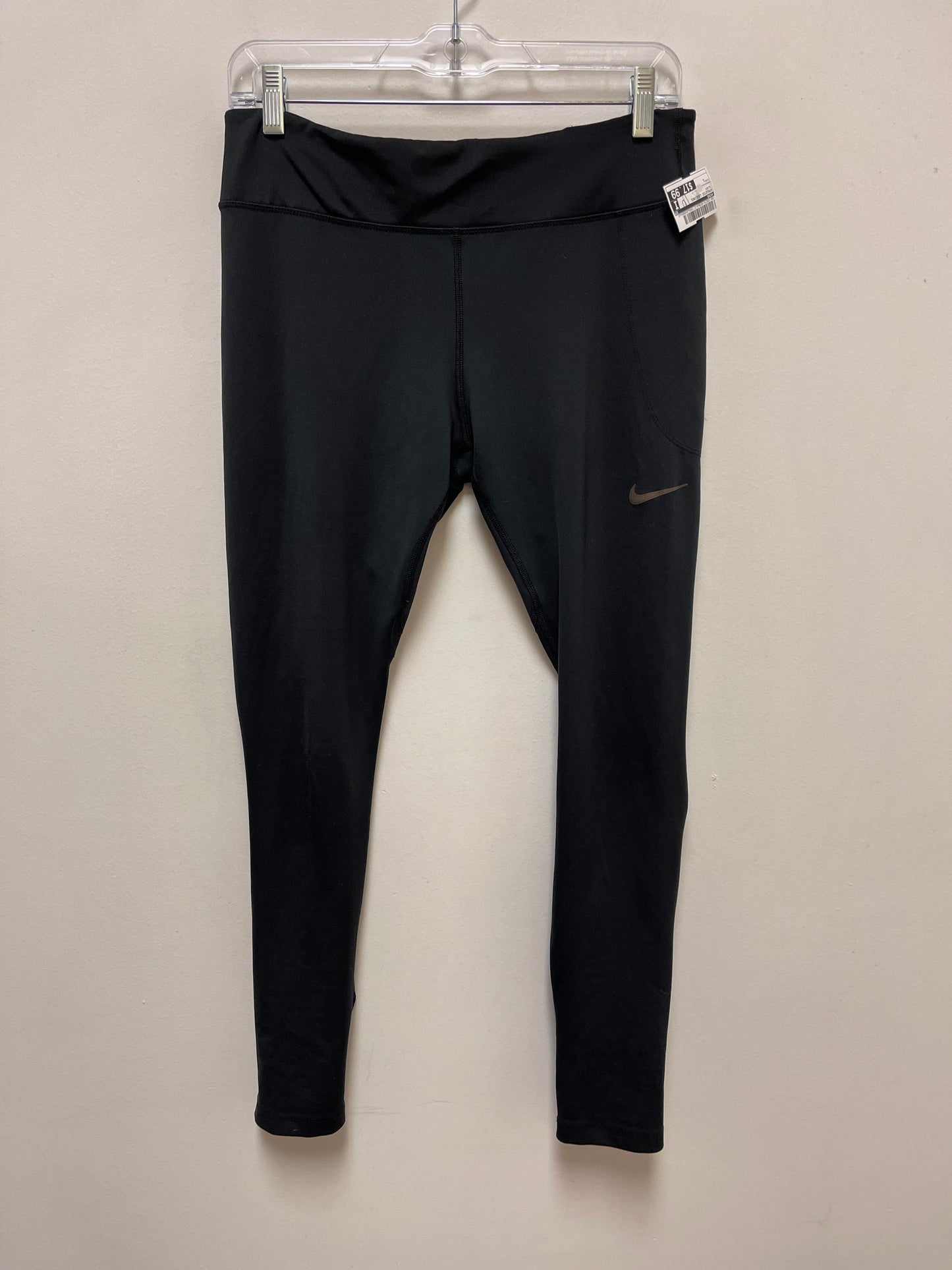 Athletic Leggings By Nike In Black, Size: L