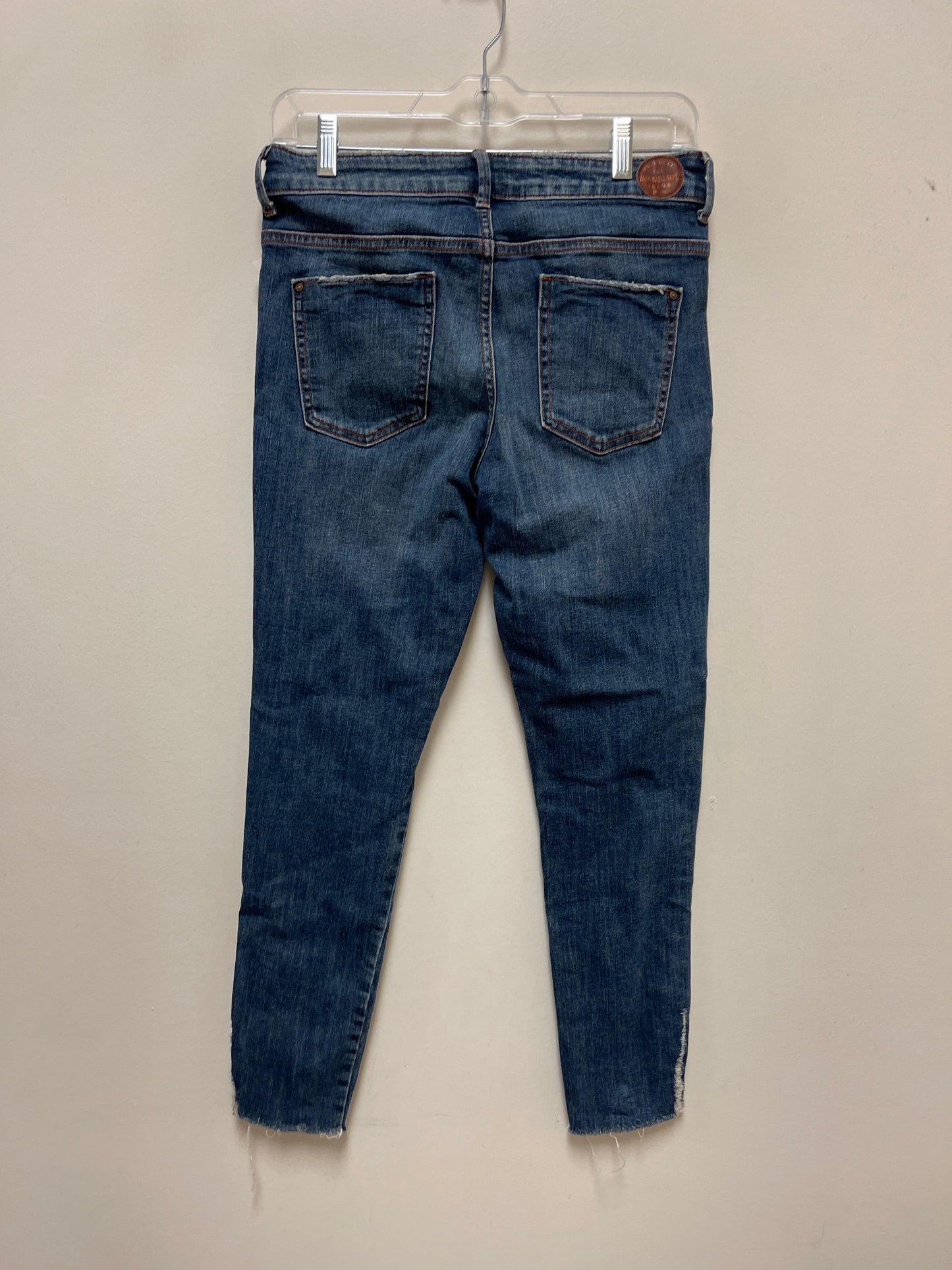 Jeans Skinny By Zara In Blue Denim, Size: 6