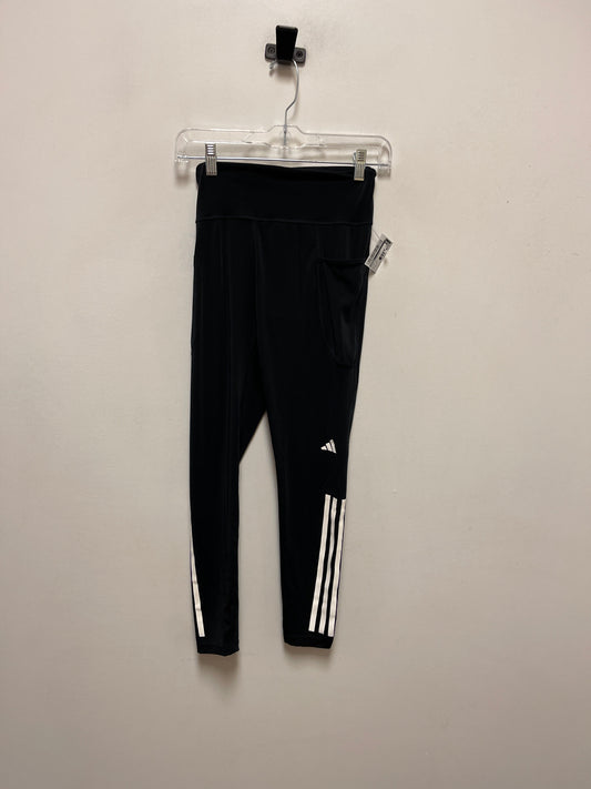 Athletic Leggings By Adidas In Black, Size: S