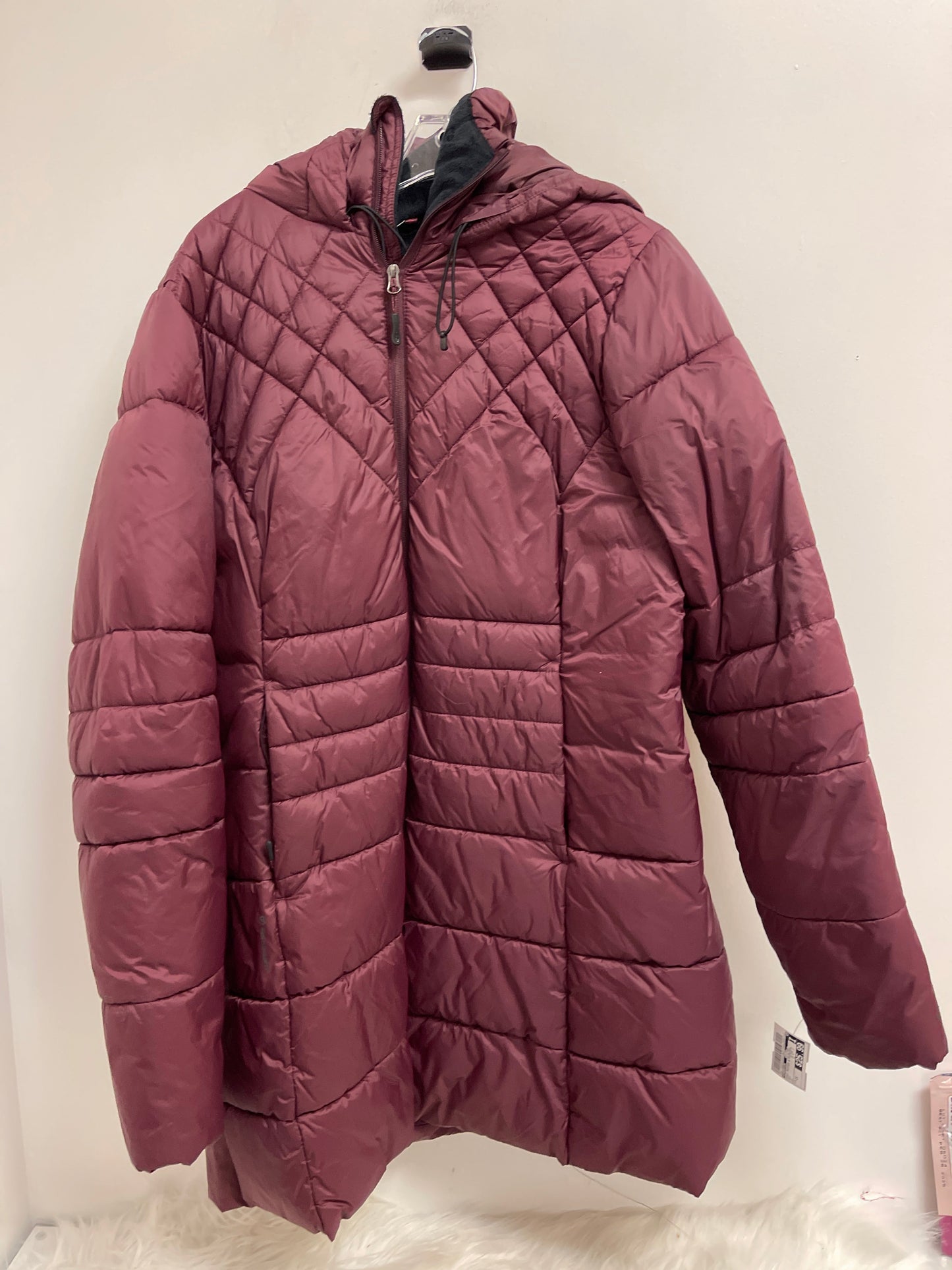 Coat Puffer & Quilted By Champion In Red, Size: 2x