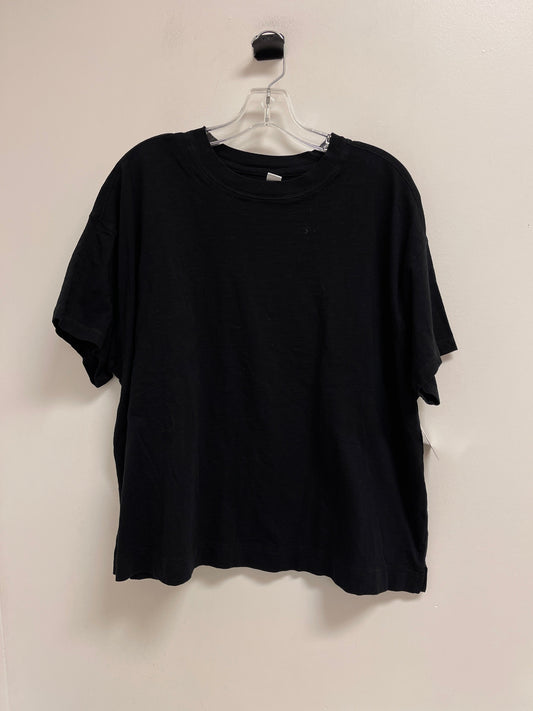 Top Short Sleeve By Old Navy In Black, Size: 2x