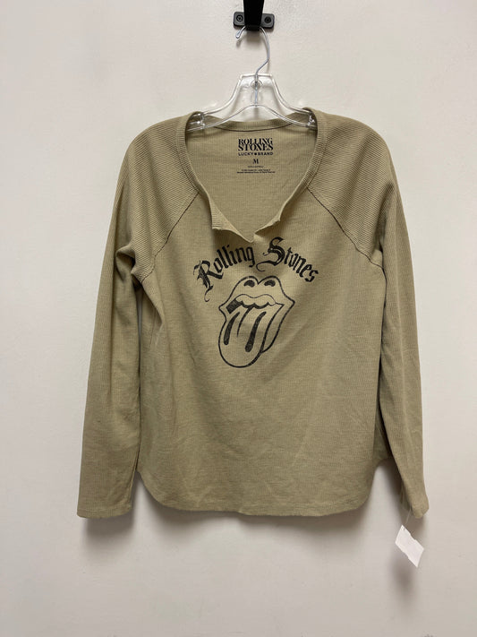 Top Long Sleeve By Lucky Brand In Brown, Size: M