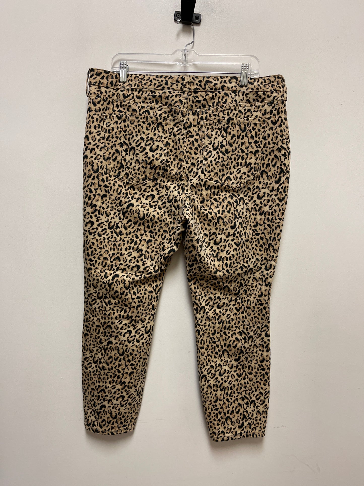 Jeans Straight By Wonderly In Animal Print, Size: 16