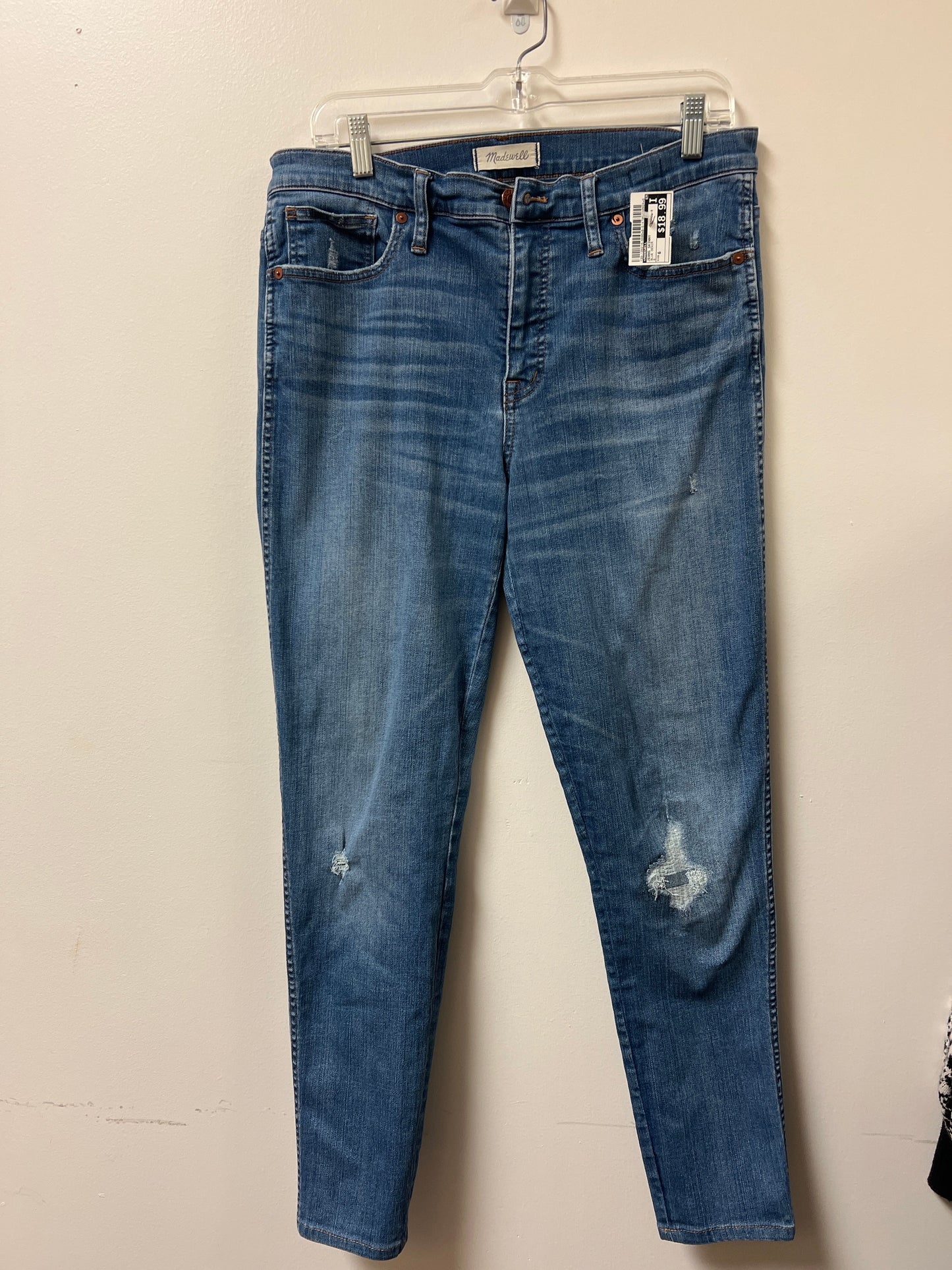 Jeans Skinny By Madewell In Blue Denim, Size: 6