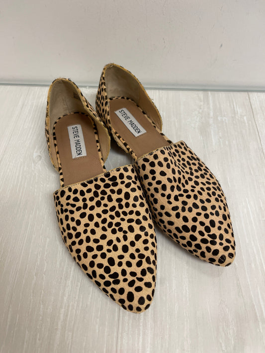 Shoes Flats By Steve Madden In Animal Print, Size: 8.5