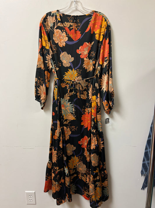 Dress Casual Maxi By Clothes Mentor In Floral Print, Size: M