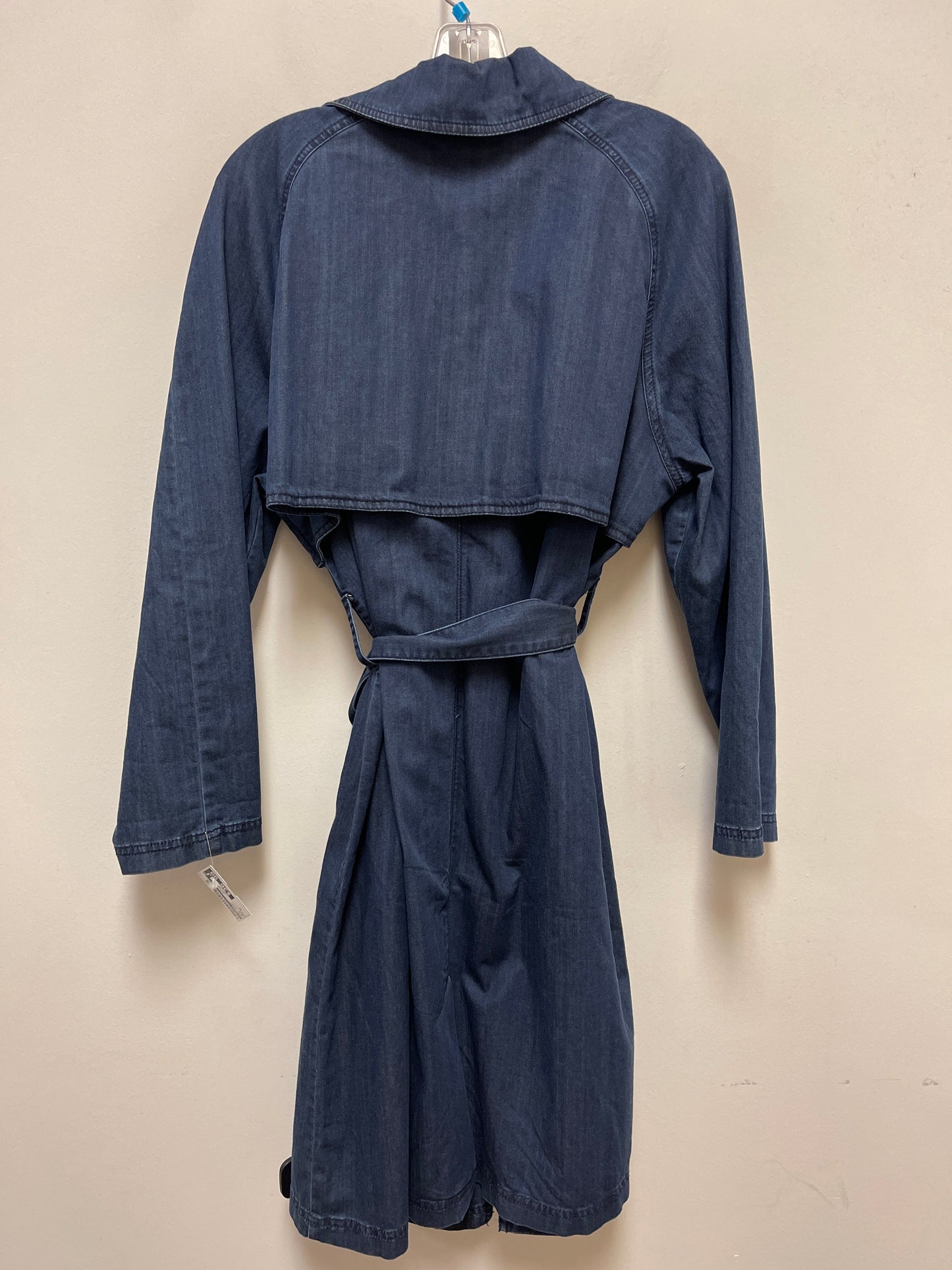 Coat Other By Chicos In Blue Denim, Size: Xl