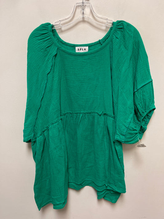 Top Short Sleeve By Clothes Mentor In Green, Size: 2x