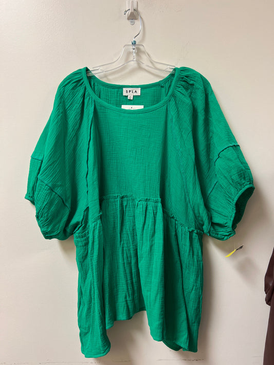 Top Short Sleeve By Clothes Mentor In Green, Size: 3x