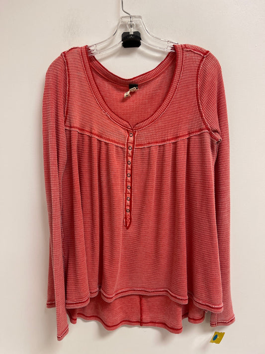 Tunic Long Sleeve By We The Free In Pink, Size: S