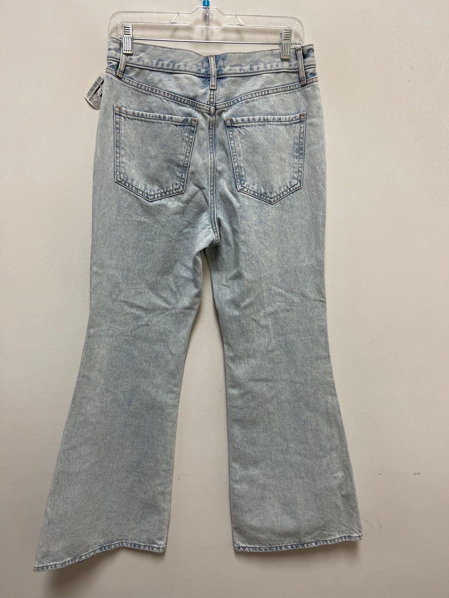 Jeans Flared By Express In Blue Denim, Size: 6