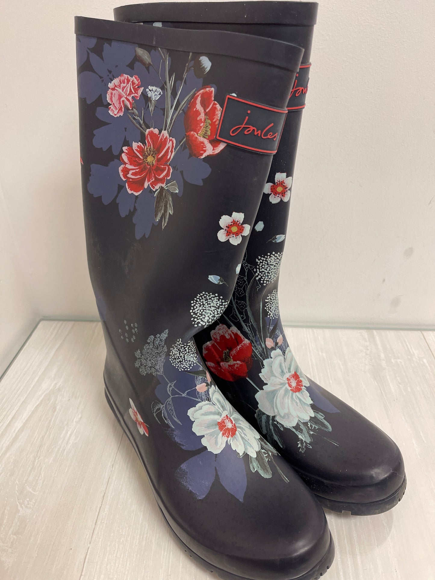 Boots Rain By Joules In Floral Print, Size: 9