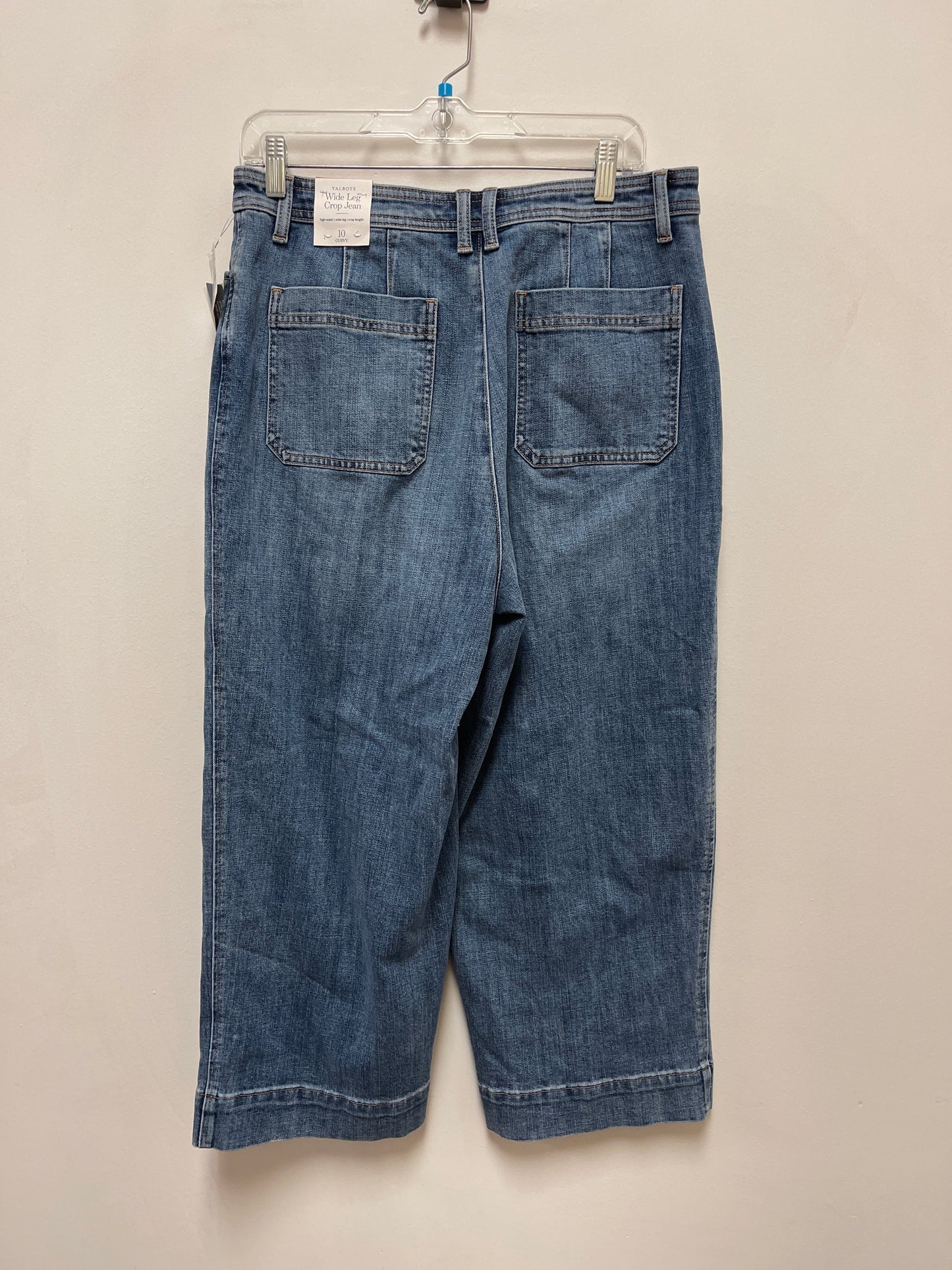 Jeans Straight By Talbots In Blue Denim, Size: 10