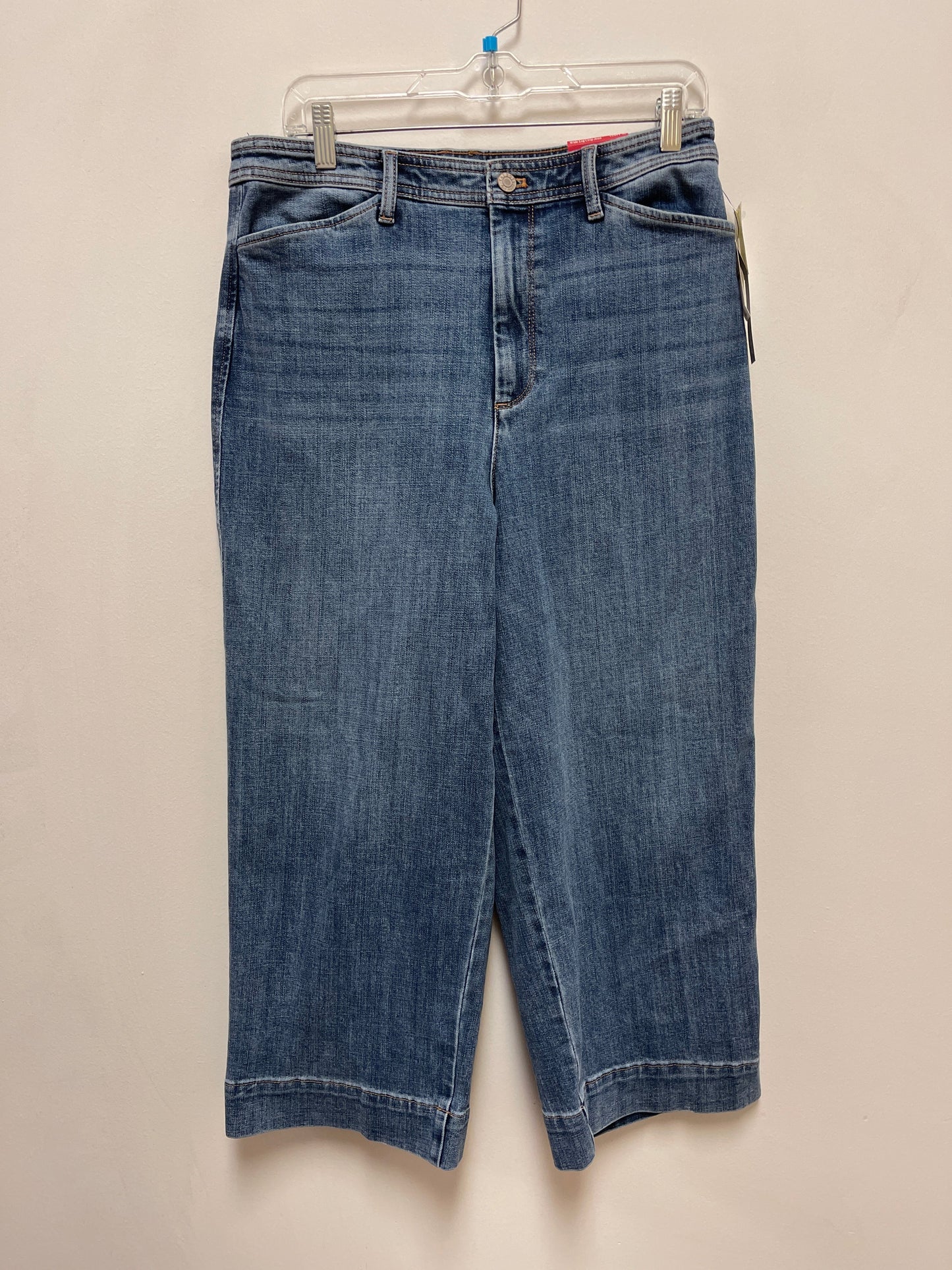 Jeans Straight By Talbots In Blue Denim, Size: 10