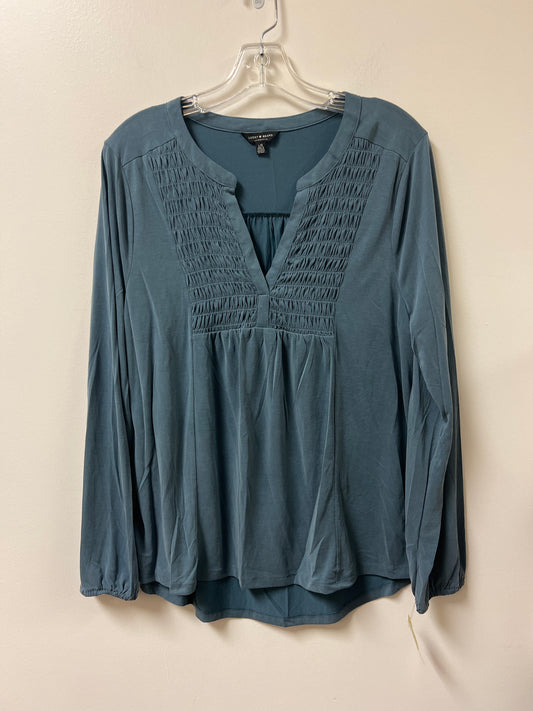 Top Long Sleeve By Lucky Brand In Blue, Size: L