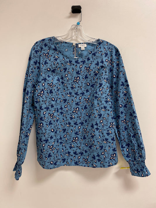 Top Long Sleeve By J. Crew In Blue, Size: S