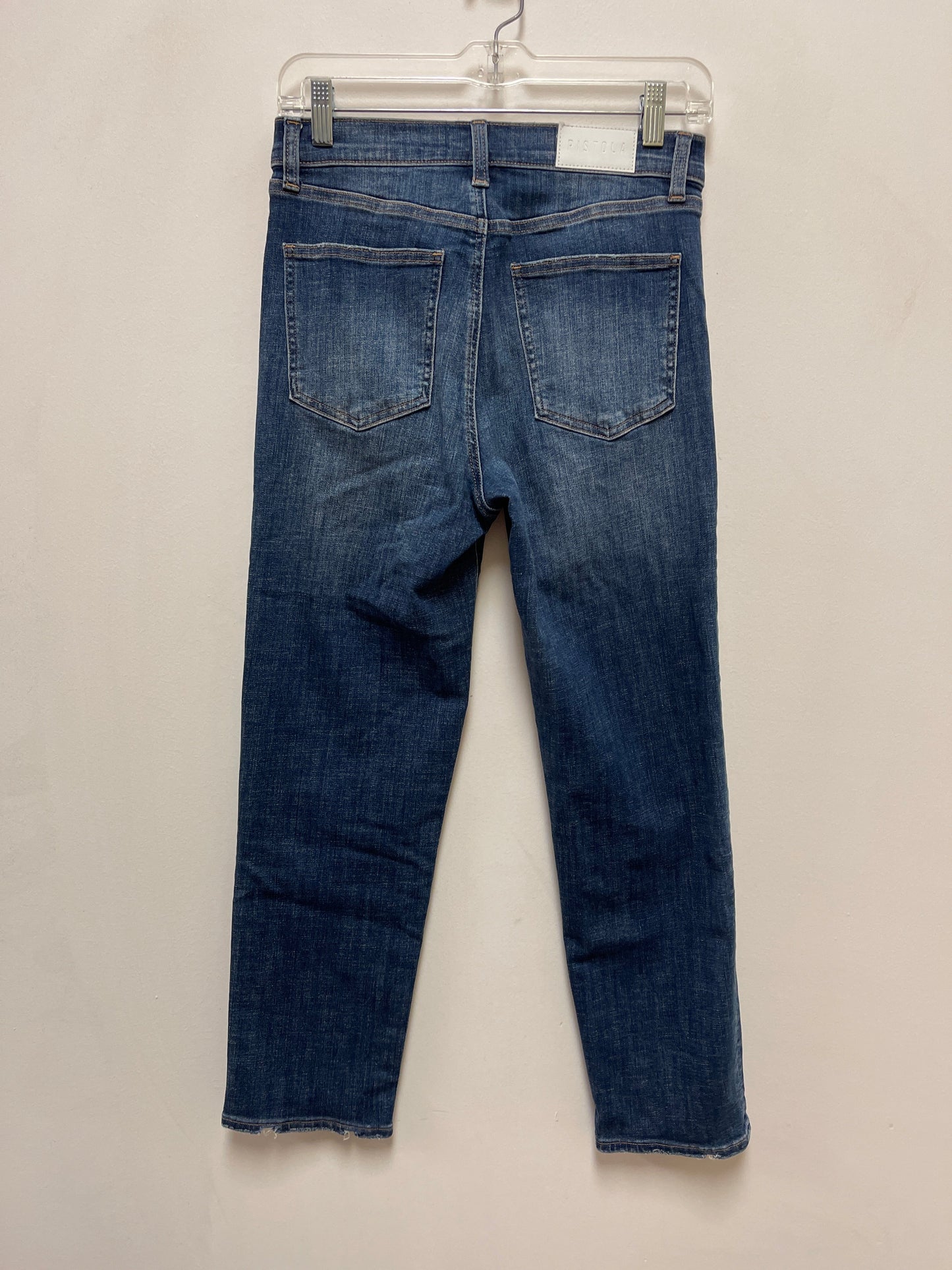 Jeans Straight By Pistola In Blue Denim, Size: 4