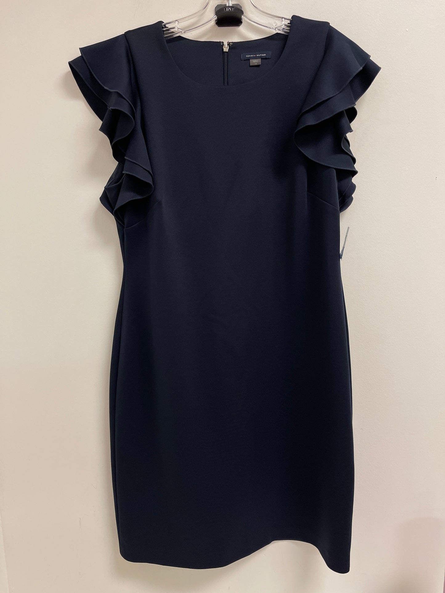 Dress Casual Midi By Tommy Hilfiger In Navy, Size: Xl